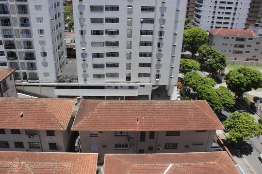 Vista Quarto 2 de apartamento para alugar com 2 quartos, 86m² em Boqueirão, Santos