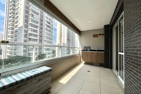 Varanda de apartamento para alugar com 2 quartos, 103m² em Vila Santa Catarina, São Paulo