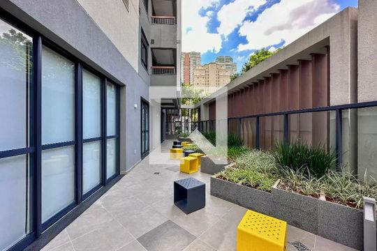 Área comum de apartamento à venda com 1 quarto, 29m² em Brooklin Paulista, São Paulo