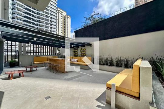 Área comum de apartamento à venda com 1 quarto, 29m² em Brooklin Paulista, São Paulo