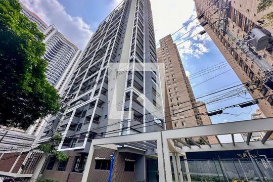 Fachada de apartamento à venda com 1 quarto, 29m² em Brooklin Paulista, São Paulo