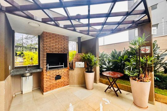 Área comum - Churrasqueira de apartamento à venda com 2 quartos, 61m² em Melville Empresarial I E Ii, Barueri
