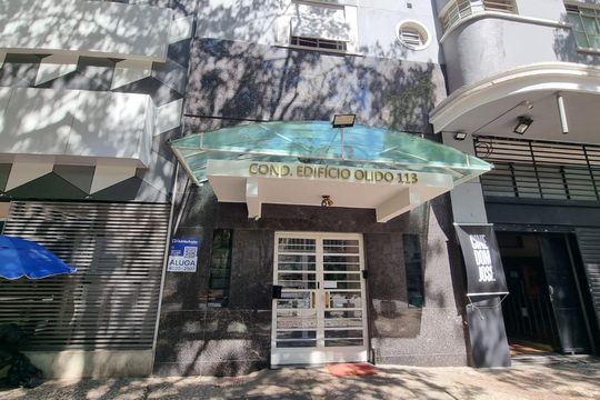 Fachada de kitnet/studio para alugar com 1 quarto, 34m² em Santa Ifigênia, São Paulo