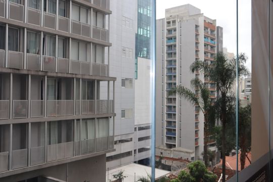 Vista da Varanda do Studio de kitnet/studio à venda com 1 quarto, 25m² em Consolação, São Paulo