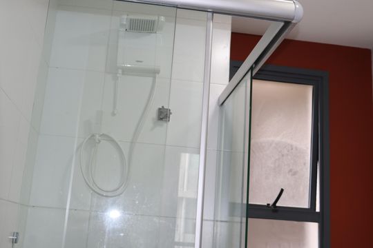 Banheiro Social de kitnet/studio à venda com 1 quarto, 25m² em Consolação, São Paulo