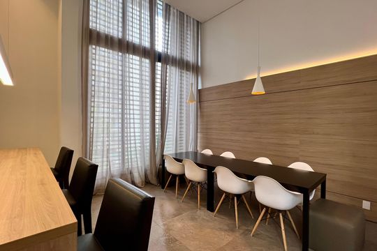 Área comum de kitnet/studio para alugar com 1 quarto, 29m² em Pinheiros, São Paulo