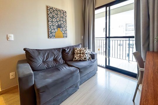 Sala de apartamento para alugar com 1 quarto, 32m² em Perdizes, São Paulo