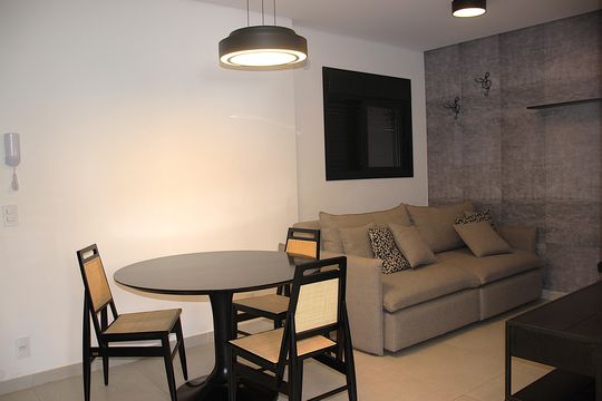 Sala de apartamento para alugar com 1 quarto, 31m² em Bela Vista, São Paulo