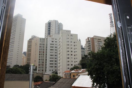 Vista da Cozinha de apartamento para alugar com 1 quarto, 31m² em Bela Vista, São Paulo