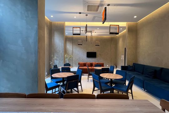 Área comum de kitnet/studio à venda com 1 quarto, 25m² em Pinheiros, São Paulo