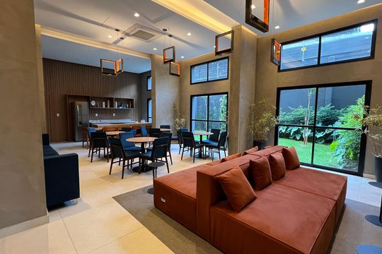 Área comum de kitnet/studio à venda com 1 quarto, 25m² em Pinheiros, São Paulo