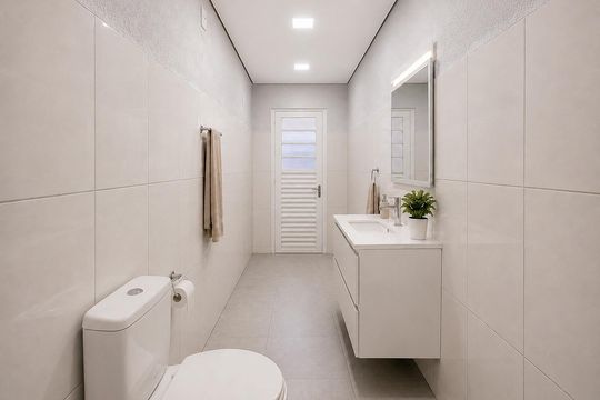 Banheiro social de casa à venda com 3 quartos, 312m² em Baeta Neves, São Bernardo do Campo