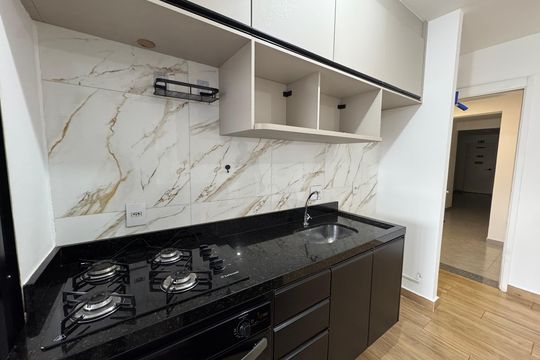 Cozinha de apartamento para alugar com 2 quartos, 55m² em São Pedro, Osasco