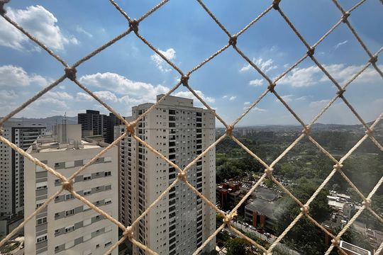 Vista da Varanda de apartamento para alugar com 2 quartos, 63m² em Alphaville Empresarial, Barueri