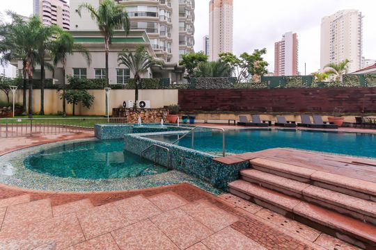 Área comum - Piscina de apartamento à venda com 3 quartos, 254m² em Jardim Anália Franco, São Paulo