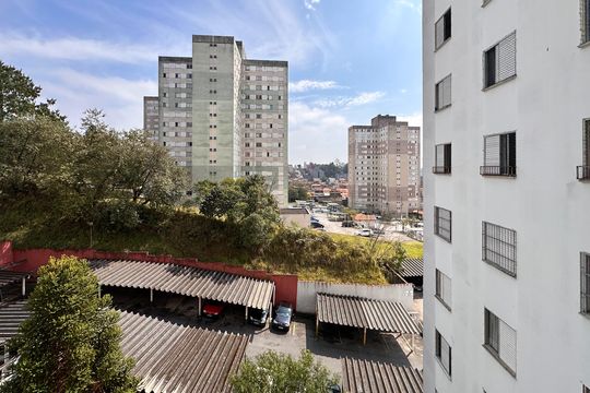 Vista da Sala de apartamento para alugar com 2 quartos, 54m² em Ferrazópolis, São Bernardo do Campo