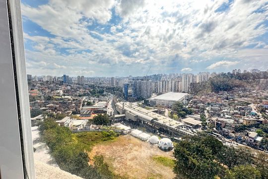 Quarto vista de apartamento à venda com 1 quarto, 29m² em Jardim Mirante, São Paulo