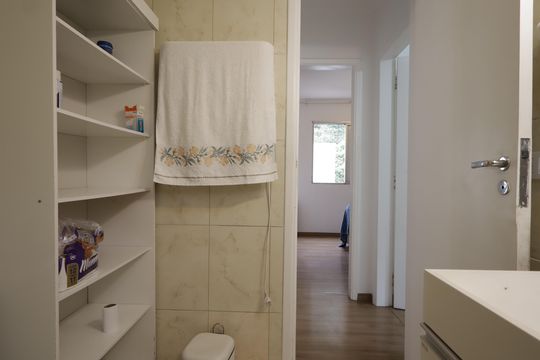 Banheiro de apartamento para alugar com 2 quartos, 54m² em Vila Andrade, São Paulo