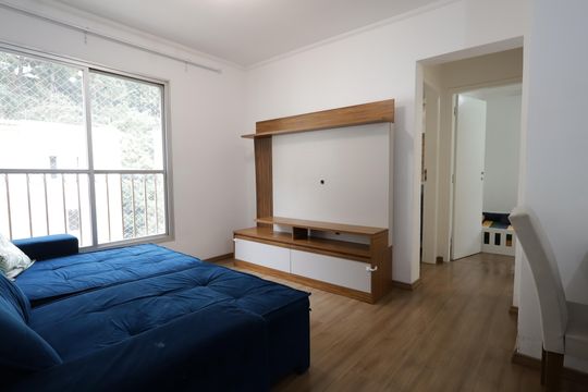 Sala de apartamento para alugar com 2 quartos, 54m² em Vila Andrade, São Paulo