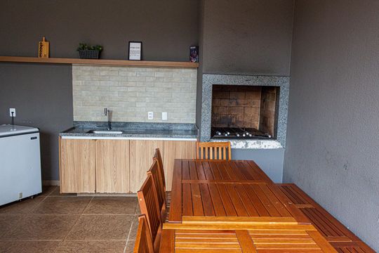 Área comum - Churrasqueira de apartamento à venda com 2 quartos, 34m² em Socorro, São Paulo