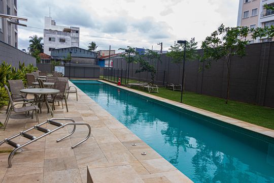 Área comum - Piscina de apartamento à venda com 2 quartos, 34m² em Socorro, São Paulo