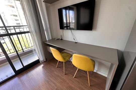 Studio de kitnet/studio para alugar com 1 quarto, 25m² em Campo Belo, São Paulo