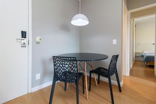 Sala de apartamento para alugar com 2 quartos, 60m² em Cidade Monções, São Paulo