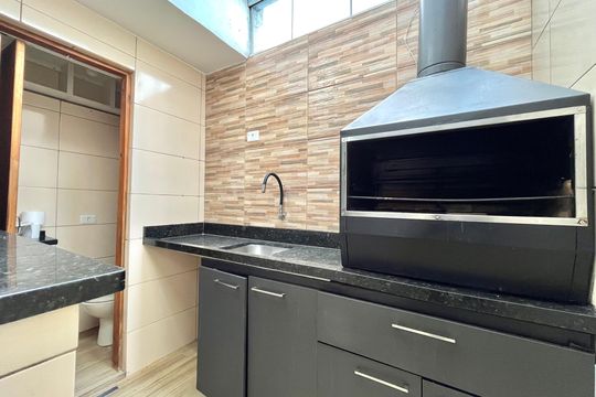 Área de Serviço/Churrasqueira de casa de condomínio para alugar com 2 quartos, 60m² em Vila Santa Catarina, São Paulo