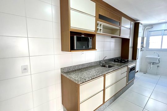 Cozinha de apartamento à venda com 3 quartos, 75m² em Picanço, Guarulhos
