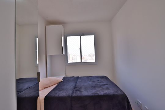 Quarto de apartamento à venda com 1 quarto, 27m² em Brás, São Paulo