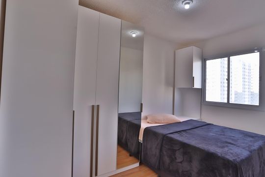 Quarto de apartamento à venda com 1 quarto, 27m² em Brás, São Paulo