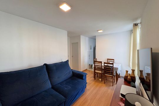 Sala de apartamento à venda com 2 quartos, 44m² em Vargem Grande, Rio de Janeiro