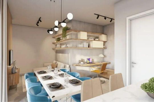 Apartamento à venda com 2 quartos, 54m² em Paquetá, Belo Horizonte