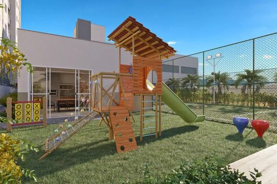 Apartamento à venda com 2 quartos, 54m² em Paquetá, Belo Horizonte