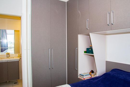 Quarto de apartamento à venda com 1 quarto, 29m² em Vila Ema, São Paulo