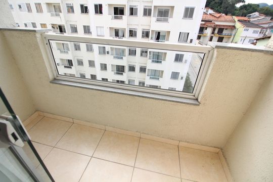 Sala - Varanda de apartamento à venda com 2 quartos, 50m² em Taquara, Rio de Janeiro