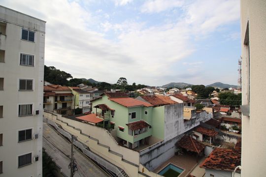 Vista da sala de apartamento à venda com 2 quartos, 50m² em Taquara, Rio de Janeiro
