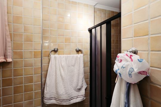 Banheiro de kitnet/studio para alugar com 1 quarto, 27m² em Vila Mariana, São Paulo