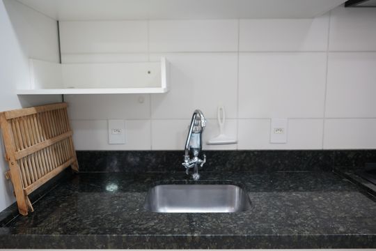 Cozinha de apartamento à venda com 1 quarto, 34m² em Alto da Mooca, São Paulo