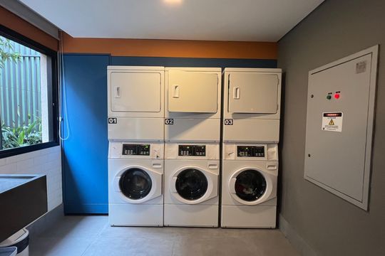 Área comum de kitnet/studio à venda com 1 quarto, 30m² em Sumaré, São Paulo