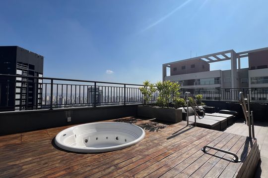 Área comum de kitnet/studio à venda com 1 quarto, 30m² em Sumaré, São Paulo
