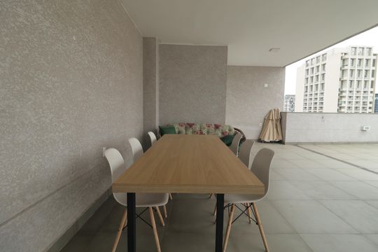 Área comum - Churrasqueira de kitnet/studio à venda com 1 quarto, 32m² em Vila Mariana, São Paulo
