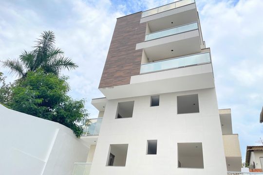 Fachada de apartamento à venda com 2 quartos, 53m² em Santa Branca, Belo Horizonte