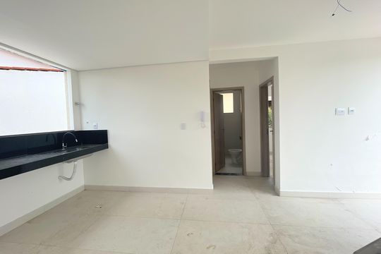 Cozinha de apartamento à venda com 3 quartos, 86m² em Santa Branca, Belo Horizonte