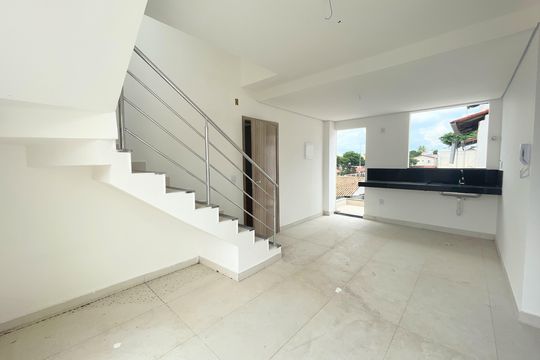 Sala de apartamento à venda com 3 quartos, 86m² em Santa Branca, Belo Horizonte