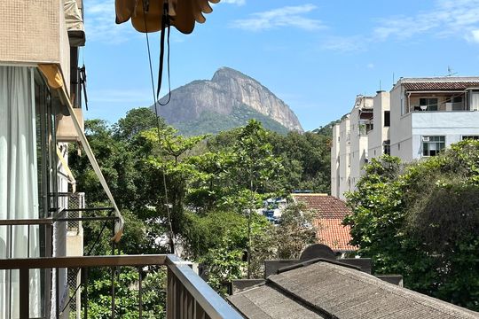 Vista da varanda da sala de apartamento para alugar com 2 quartos, 90m² em Jardim Botânico, Rio de Janeiro