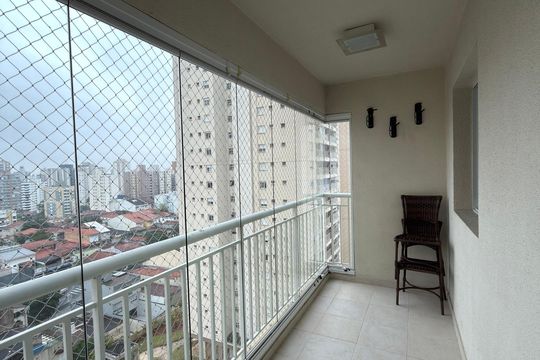 Sala Sacada de apartamento à venda com 3 quartos, 80m² em Centro, São Bernardo do Campo