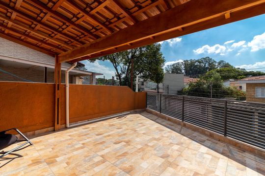 Varanda do Quarto 1 de casa à venda com 3 quartos, 155m² em Carandiru, São Paulo