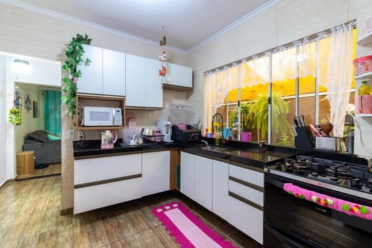 Cozinha de casa à venda com 3 quartos, 155m² em Carandiru, São Paulo