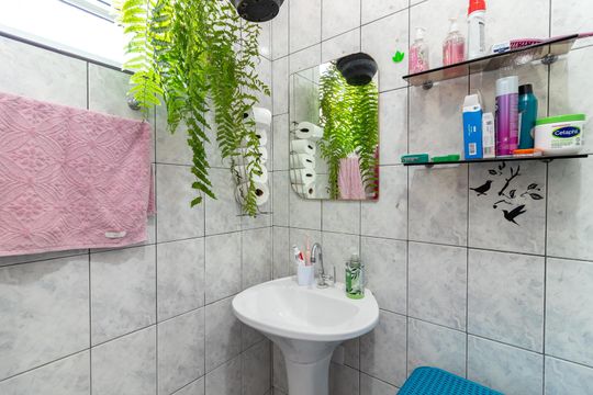 Banheiro da Suíte de casa à venda com 3 quartos, 155m² em Carandiru, São Paulo